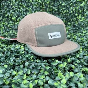Cotopaxi Fleece 5 Panel Hat Unisex Fatigue Dune Cap Outdoor Hiking Adjustable
